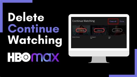 hbo max how to clear continue watching|How To Remove Watch History From HBO Max